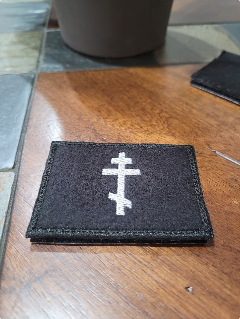 Christ is King Orthodox Velcro Tactical Patch (Custom Embroidered)